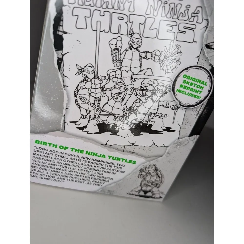 TMNT Michelangelo Original Sketch, 40 Years Of Turtles Sketch Reprint Included‎